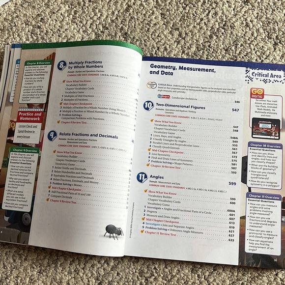 Go Math! 4th Grade, Volume 1 - Picture 6 of 11